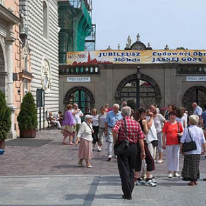 Dziedziniec Klasztoru na Jasnej Górze